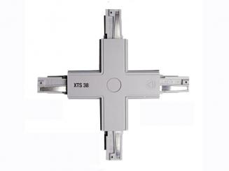 X-Verbinder für XTS-Stromschiene grau 