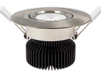 LEDxON Einbaustrahler schwenk. 12W 1190lm 4000K 40° Nickel 