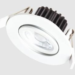 LEDxON Einbaustrahler schwenk. 6W 620lm 4000K 40° weiß 