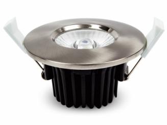 LEDxON Einbaustrahler 9W 960lm 4000K 40° Nickel 