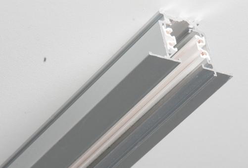 Molto Luce XTS-Stromschiene Einbau grau L=3000mm 