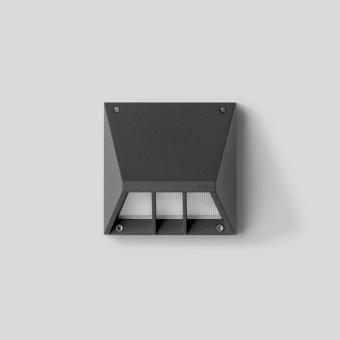 BEGA Wandleuchte 22256 Grafit LED 25,3W warmweiß 