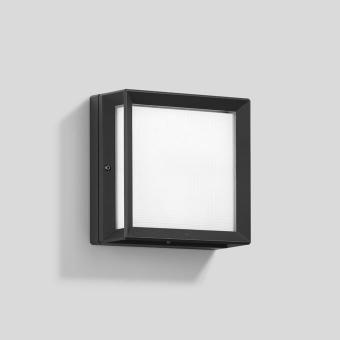 BEGA Decken- und Wandleuchte - das Quadrat - 22652A silber LED 8,4W 3000k 