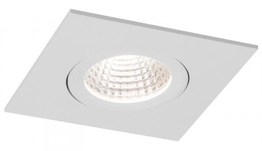 Molto Luce AGON SQUARE Einbaustrahler weiß LED 6W warmweiß 2700k 20° 