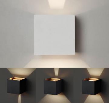 Molto Luce NEXT LED schwarz-gold 7W warmweiß 
