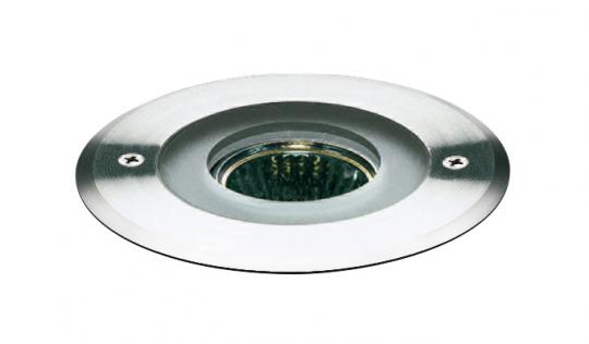 Molto Luce MINIZIP PLUS BODEN-EBL edelstahl teilsatiniert 1x QPAR 16 35W GU10 