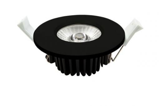 LEDxON Einbaustrahler 6W 620lm 4000K 40° schwarz 